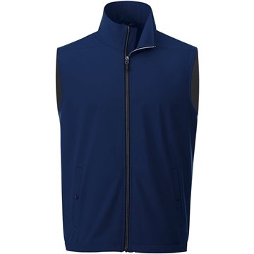 12 Customized Men's WARLOW Waterproof Softshell Vest - Breathable