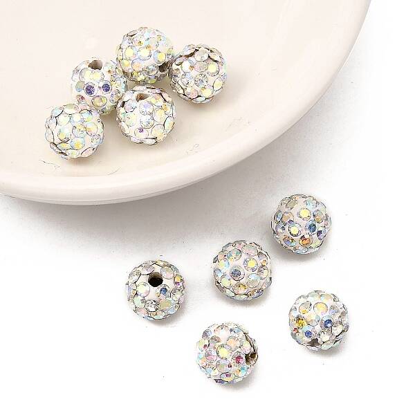 Pave Disco Ball Beads