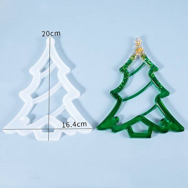 DIY Christmas Theme Pendant Silicone Molds