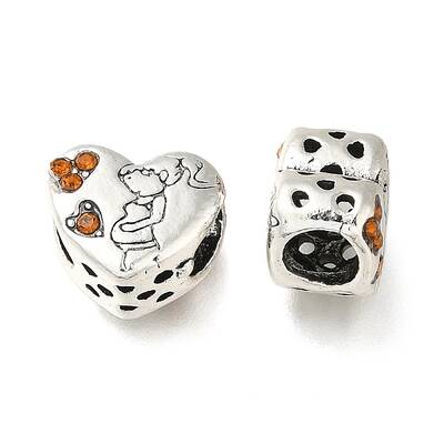 Rack Plating Alloy European Beads