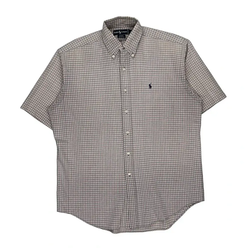 Blaire Ralph Lauren Checked Short Sleeve Shirt - Medium Multicoloured Cotton