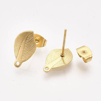 304 Stainless Steel Stud Earring Findings