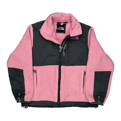 Age 10-12 The North Face Fleece Jacket - Medium Pink Polyester