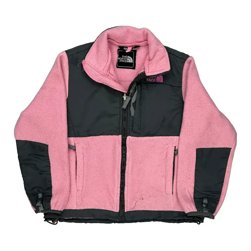 Age 10-12 The North Face Fleece Jacket - Medium Pink Polyester