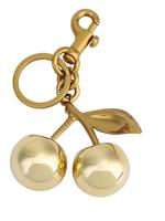 Cute Round Cherry Pendant Design Keychain, His and Hers Gifts, Fashionable Metal Keychain for Women & Men, Trendy All-match K...