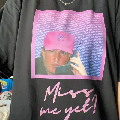 1-800-missmeyet TRUMP graphic tee unisex Casual Clothing
