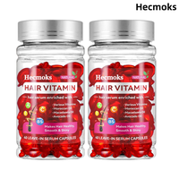 【Ship for Free】HECMOKS Professional Hair Treatment Serum Capsules - Infused with Vitamins A, C, E & Pro B5 for Improved H...
