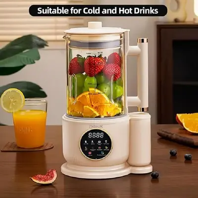 Nut milk maker, 10-in-1 self-made automatic plant, Soy, Almond, Oat, Coconut Milk, etc., multi-functional / 12-hour timer/aut...