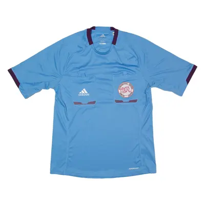 ADIDAS Referee Jersey Blue Short Sleeve Mens M