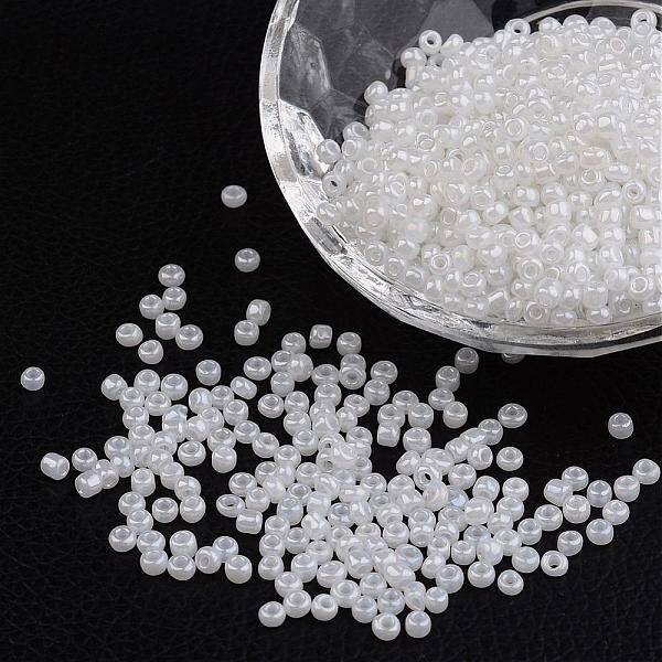 8/0 Ceylon Round Glass Seed Beads