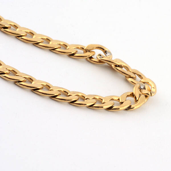 PVD Vacuum Plating 201 Stainless Steel Curb Chains  Necklaces