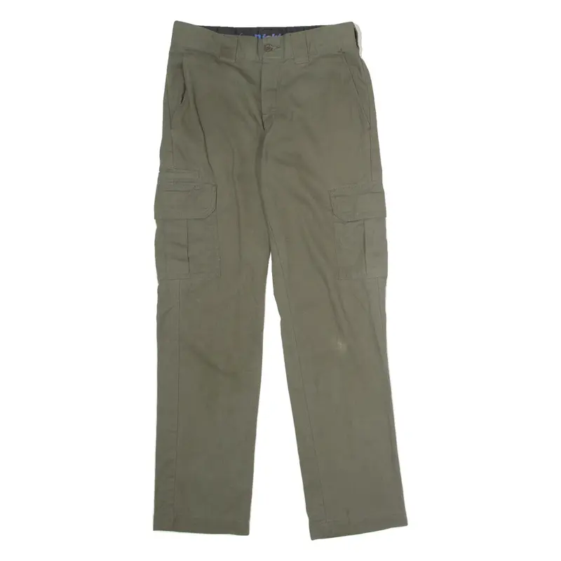 DICKIES Flex Workwear Mens Trousers Grey Slim Straight W30 L32