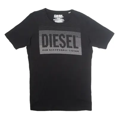 DIESEL Mens T-Shirt Black M