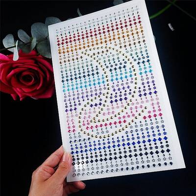 Self Adhesive Acrylic Rhinestone Stickers