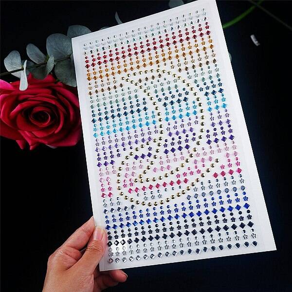 Self Adhesive Acrylic Rhinestone Stickers