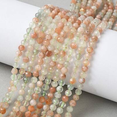 Natural Arusha Sunstone Beads Strands