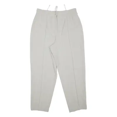 CARTOON Pleated Trousers Grey Regular Tapered Womens W32 L28