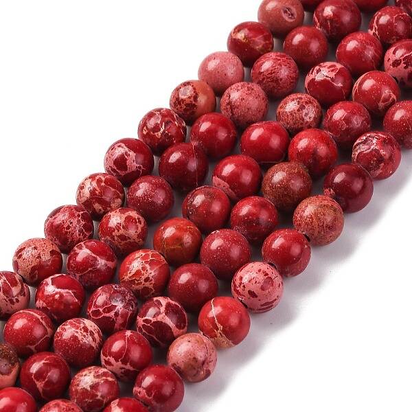Dyed Natural Regalite/Imperial Jasper/Sea Sediment Jasper Beads Strands