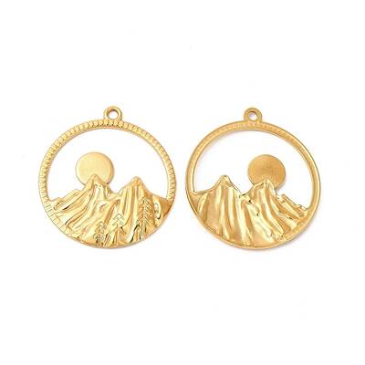 Ion Plating(IP) 304 Stainless Steel Pendants
