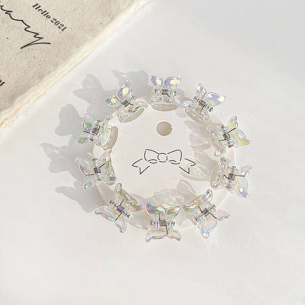 Mini Plastic Claw Hair Clips