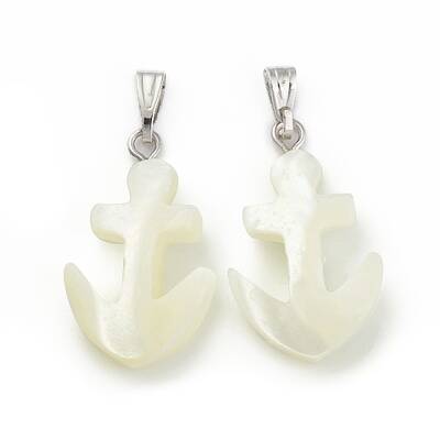 Natural Trochid Shell/Trochus Shell Pendants