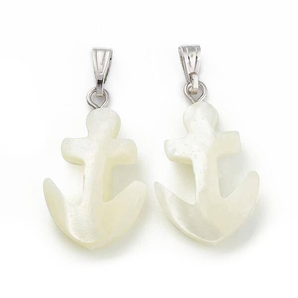 Natural Trochid Shell/Trochus Shell Pendants