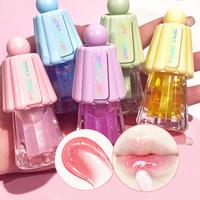 Perfect Gift Under $10 – Jelly Lip Oil with Big Brush, Hydrating Gloss with Glitter Shine for Smooth, Comfortable Glow Skin...