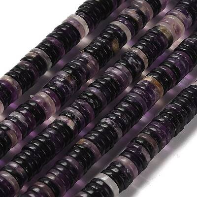 Natural Purple Fluorite Beads Strands