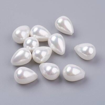 Shell Pearl Half Drilled Beads
