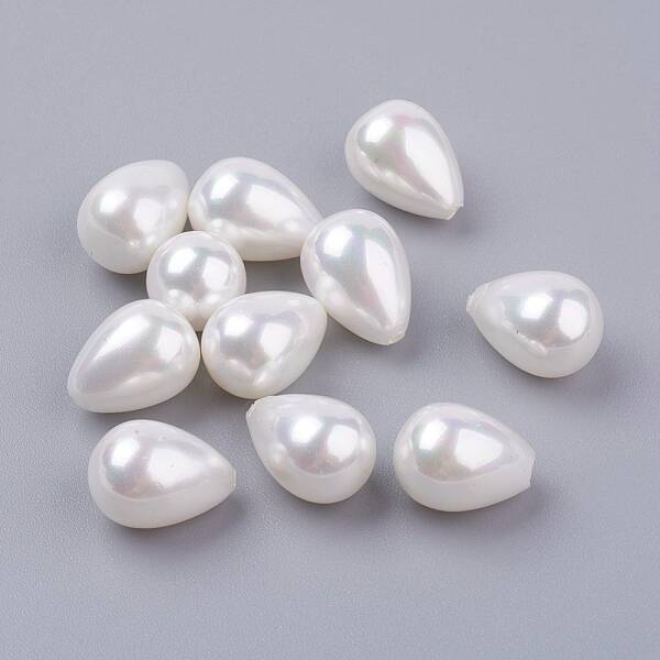 Shell Pearl Half Drilled Beads