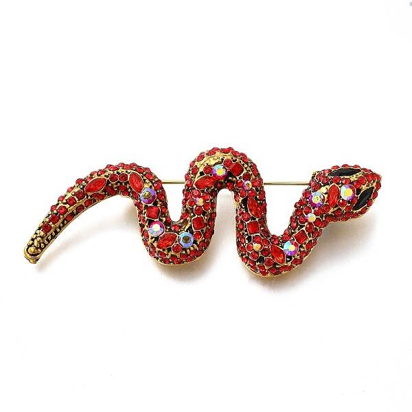 Snake Rhinestones Pins