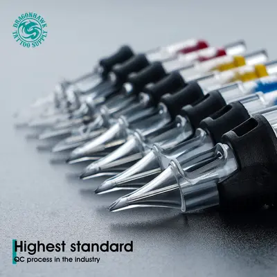 Dragonhawk Tattoo Finger Ledge Cartridges Needles 0.30mm Round Magnum