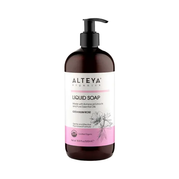 Alteya organics Geranium Rose Liquid Soap 500 ml