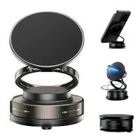 Magnetic Phone Holder for MagSafe Adjustable 360 Vacuum Suction Car Gym Makeup Mirror Mount Strong Grip Compatible for iPhone...
