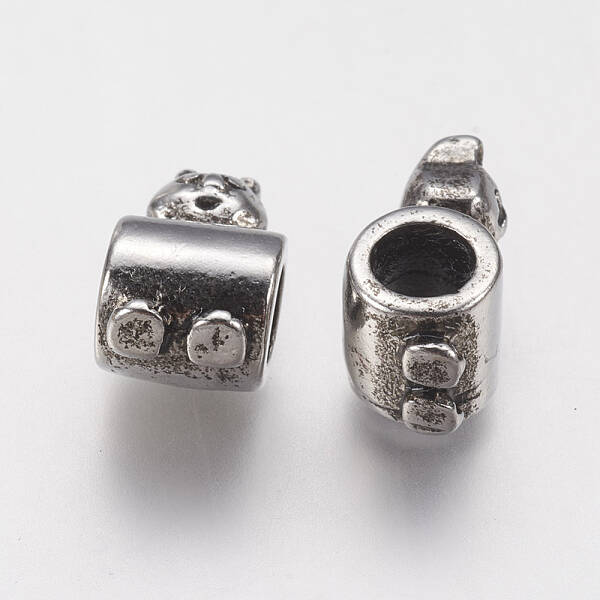Ion Plating(IP) 304 Stainless Steel European Beads