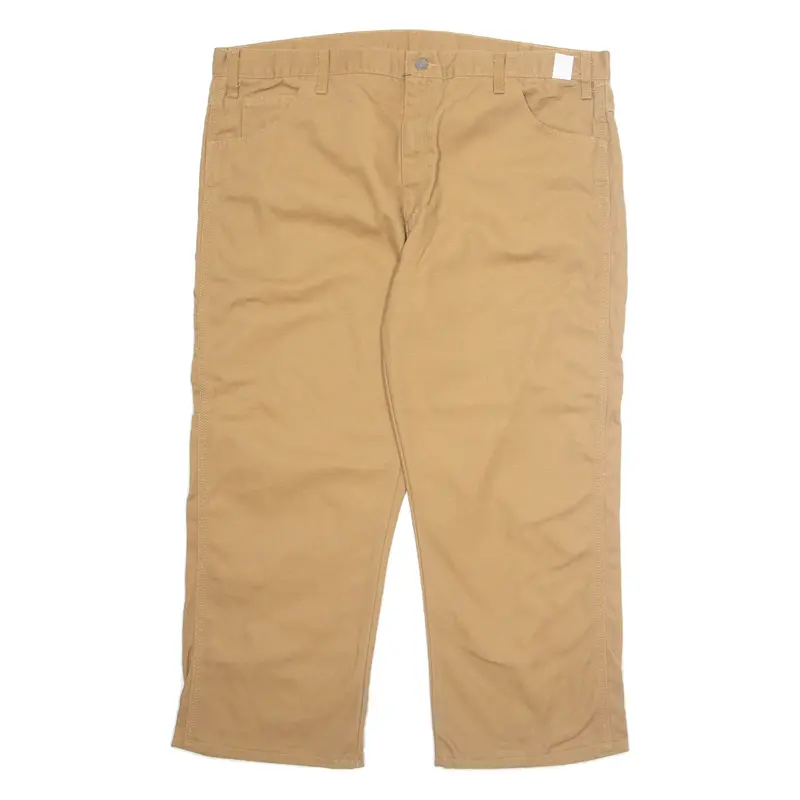 DICKIES Cargo Mens Trousers Brown Regular Straight W40 L26