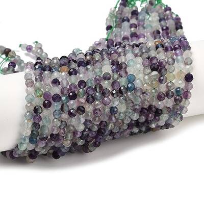 Natural Fluorite Beads Strands