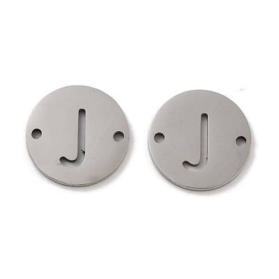 Non-Tarnish 201 Stainless Steel Hollow Flat Round Links