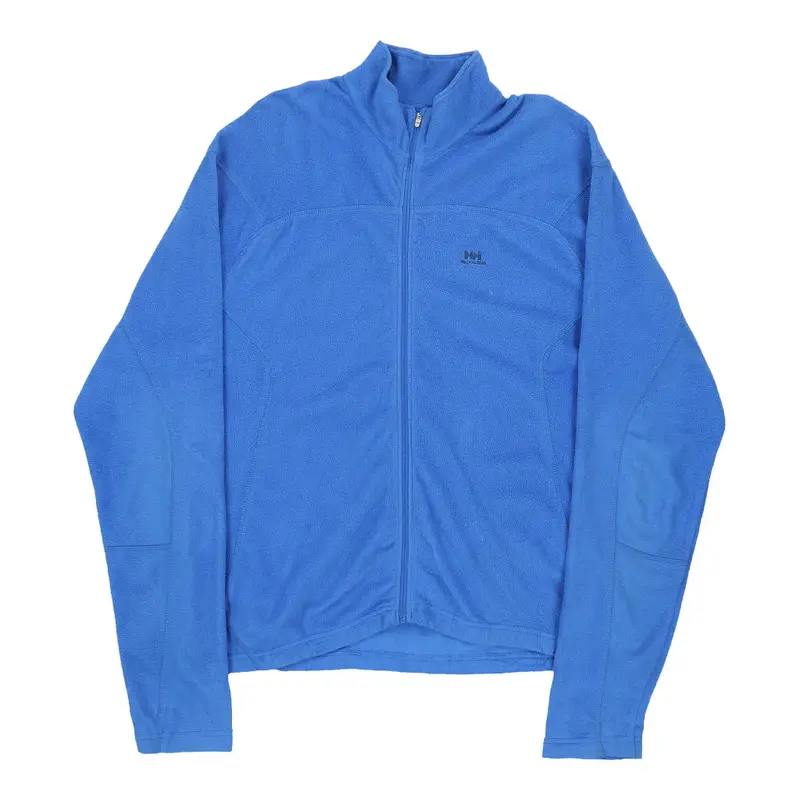 Helly Hansen Zip Up - Large Blue Polyester