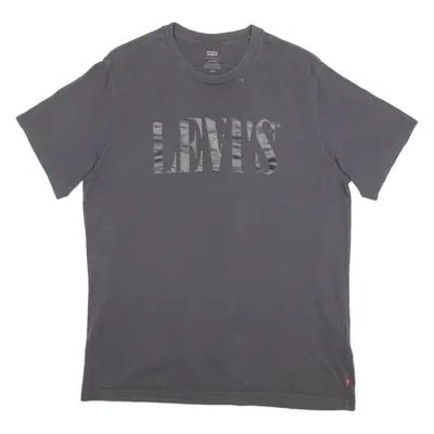 LEVI'S Mens T-Shirt Grey M