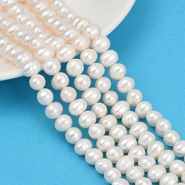 Natural Cultured Freshwater Pearl Beads Strands