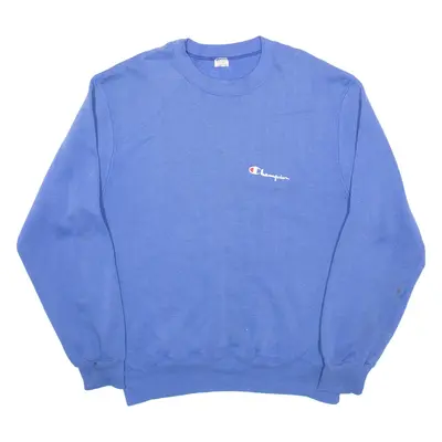 CHAMPION Mens Sweatshirt Blue XL