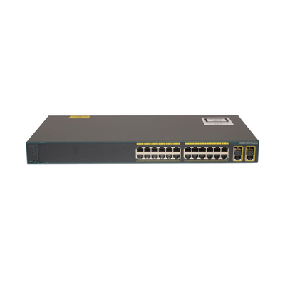 Cisco WS-C2960+24PC-S | Catalyst 2960-Plus Series 2960+24P 24 x RJ-45 Ports PoE+ 10/100Base-TX + 2 x Combo SFP Ports Layer 2 ...