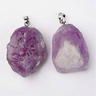 Natural Amethyst Pendants