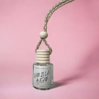 Vanilla Bean Scented Car Freshener, Classic. Ambri-ance & Co. product