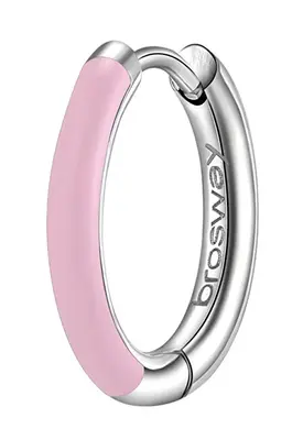 Brosway Single earring in pink steel Symphonie BYM120