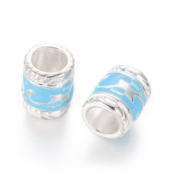 Enamel Alloy European Beads
