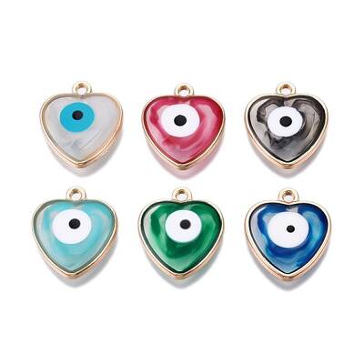 Alloy Enamel Pendants