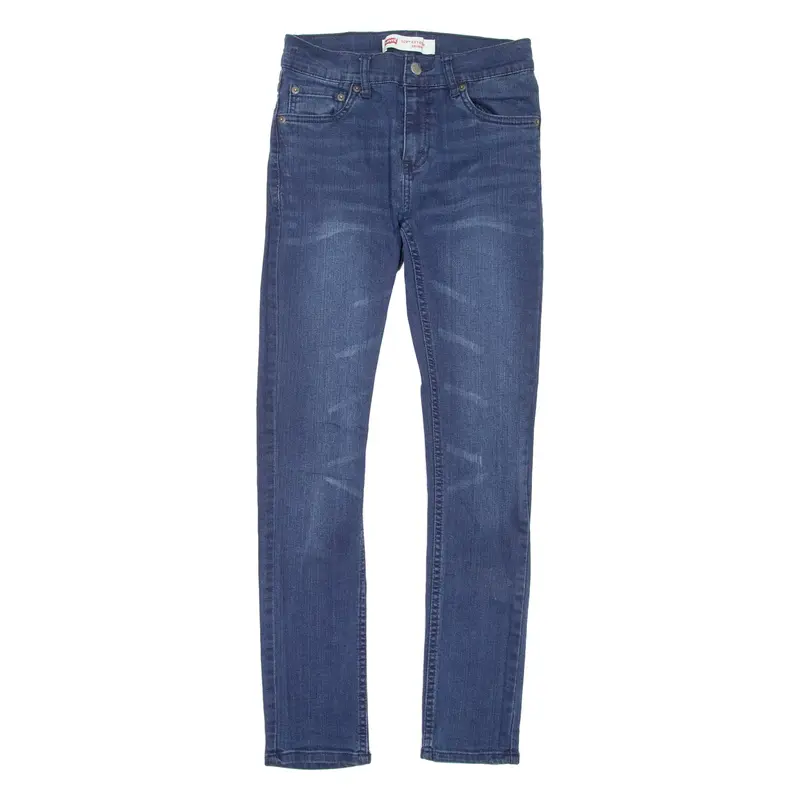 LEVI'S 519 Jeans Extreme Skinny Womens Blue Slim Skinny Stone Wash W28 L28