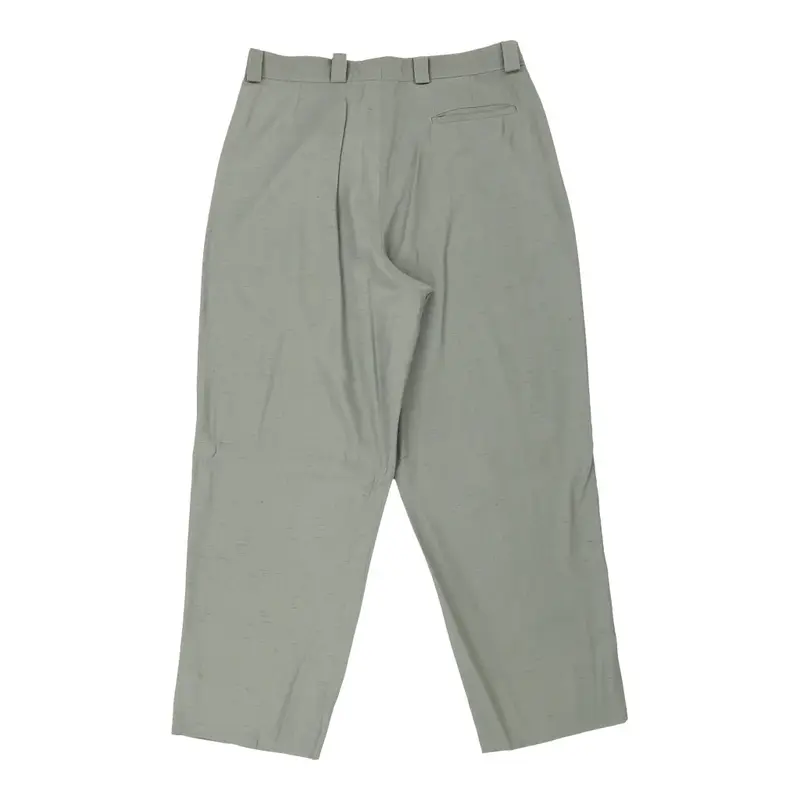 Manuel Donati Trousers - 34W 28L Grey Polyester Blend